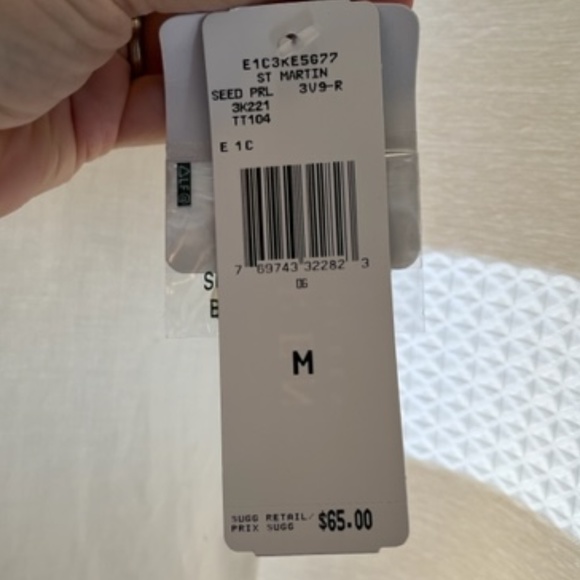 Lauren Ralph Lauren Off-White BLOUSE Size M - NWT - Picture 3 of 4